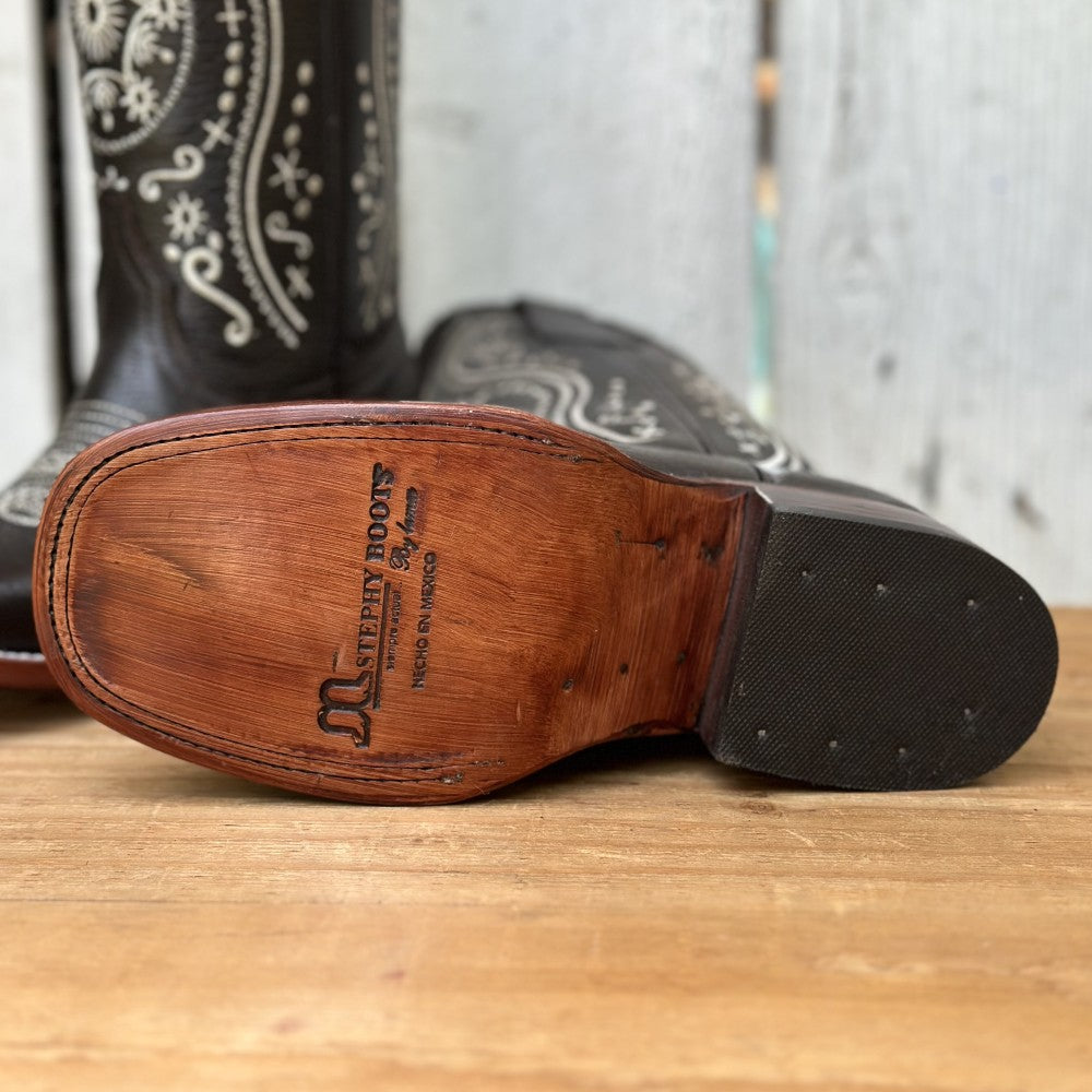 SB-Fernanda Chocolate - Botas Vaqueras para Mujer - Botas Vaqueras con Tubo Alto (7)