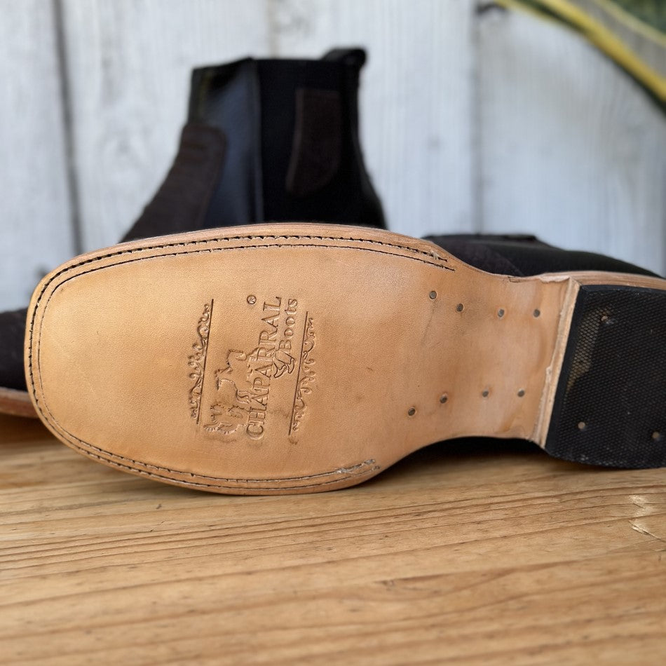 Botin 010H Pitón Imitación Negro - Botines Vaqueros Exoticos para Hombre - Botin Vaquero Cafe (7)