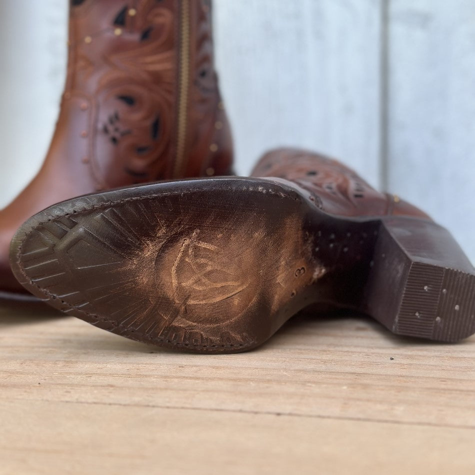 RC-Lucy Bronce - Botines Vaqueros con Tacón para Mujer - Botines para Mujer Mexicanos (7)