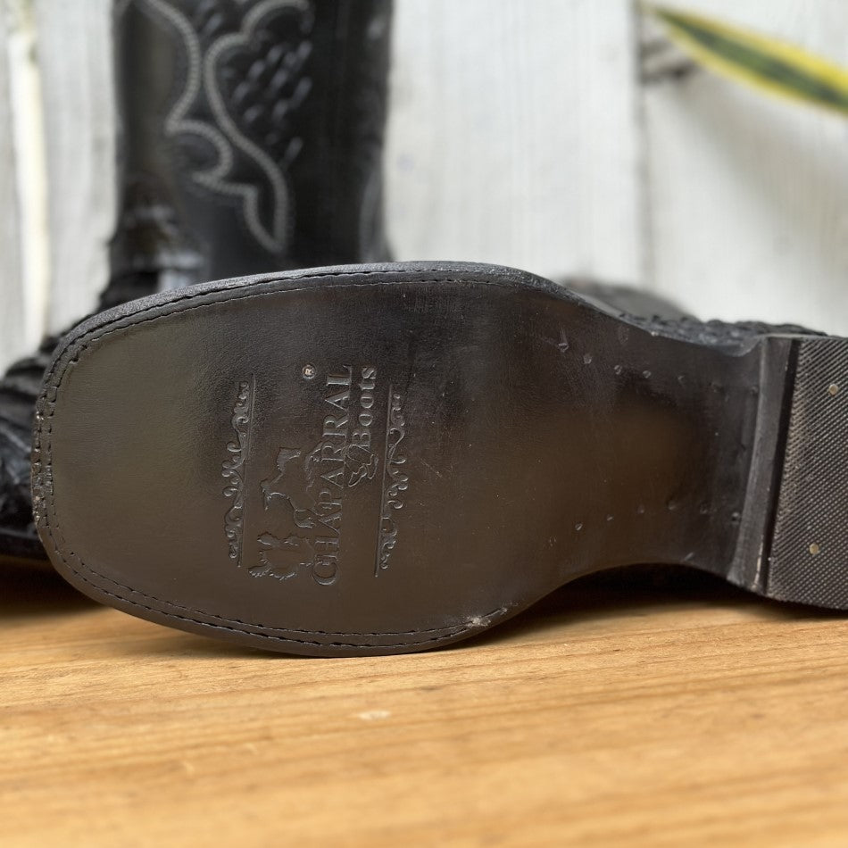 CB-010H Imitacion Negro - Bota de Piton Imitacion en Negro (7)