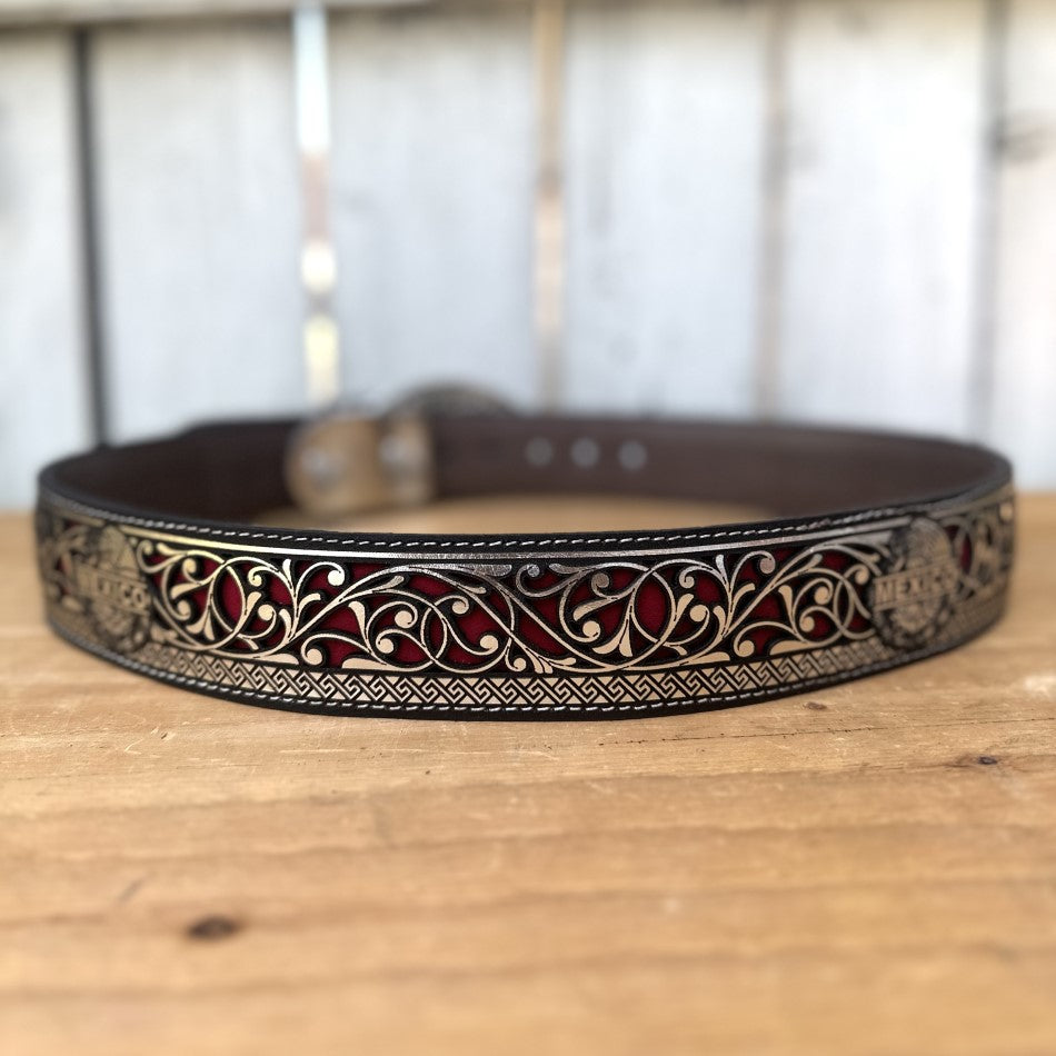 Cinturon Cortado a Laser de Mexico - Cinturones Vaqueros para Hombre (6)