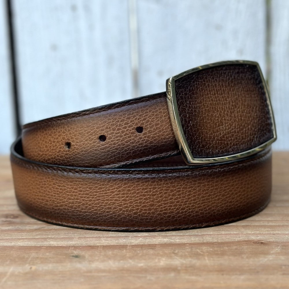 Cinturón Vaquero "Bravo" Miel - Cinturones Vaqueros para Hombre (5)