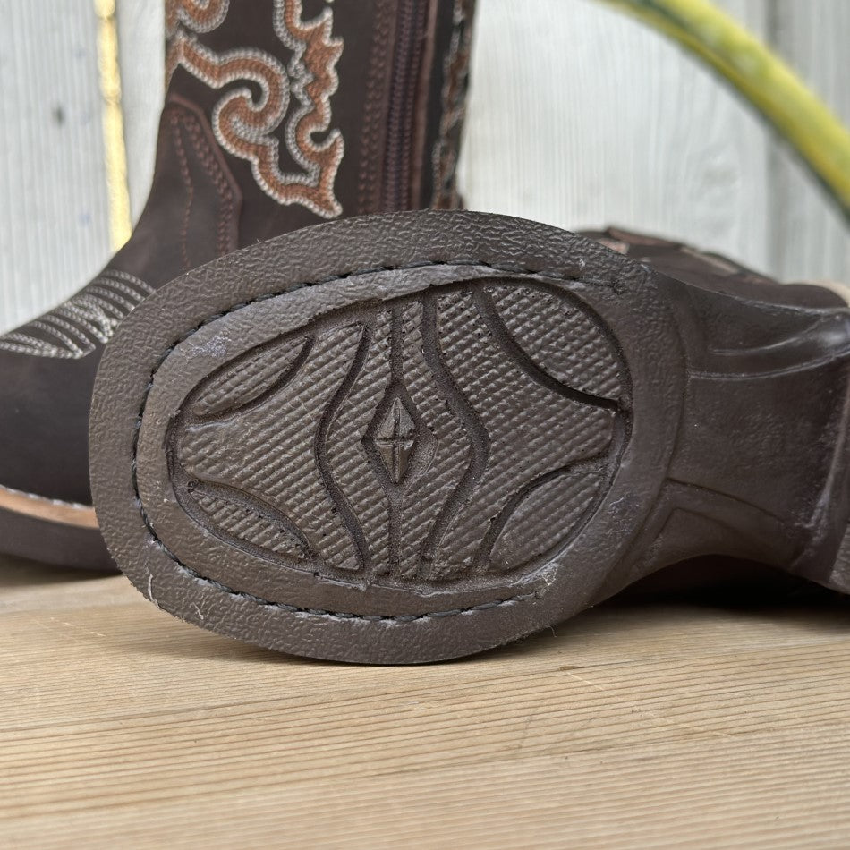 DA-001 Cafe - Botas Vaqueras para Niños