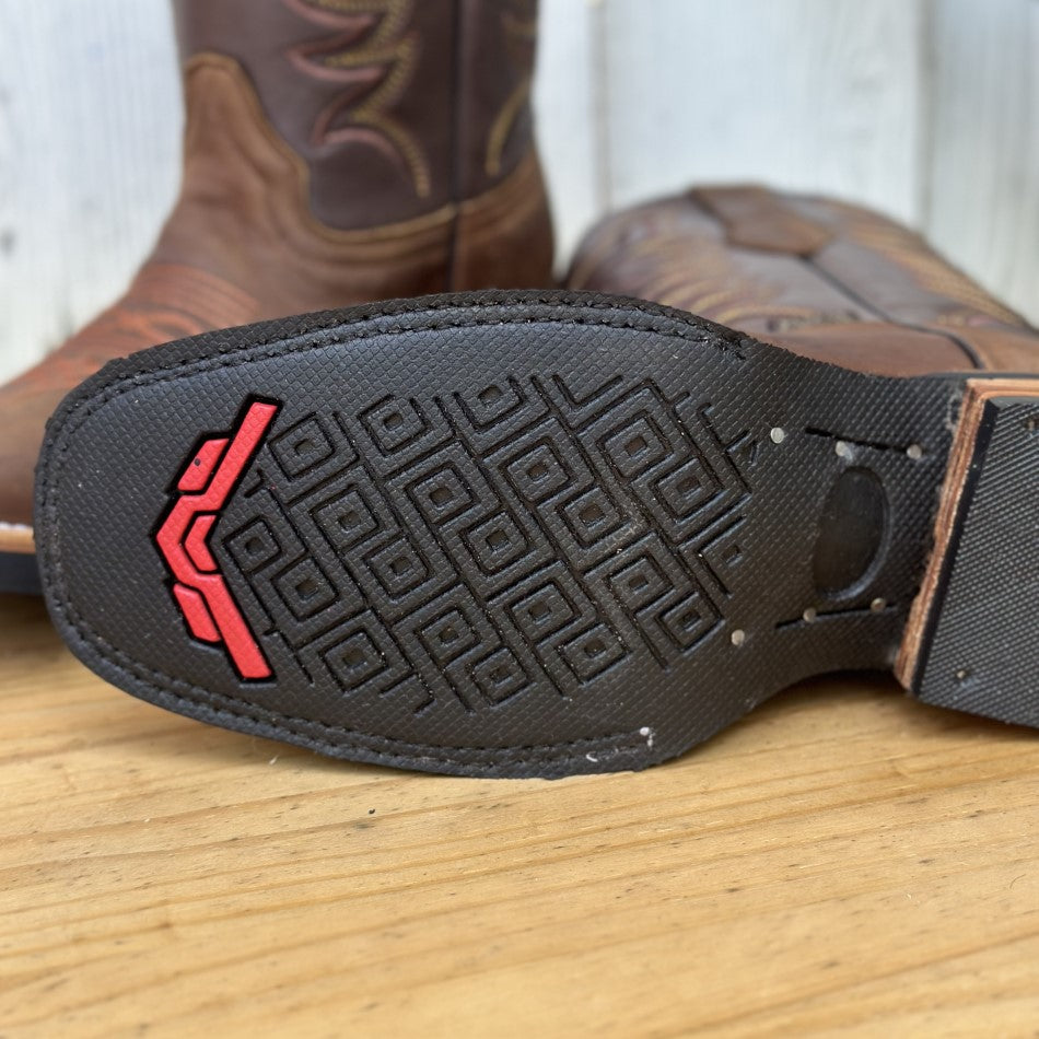 DA-Cristian Canela - Botas Vaqueras con Suela de Hule - Botas con Suela de Hule