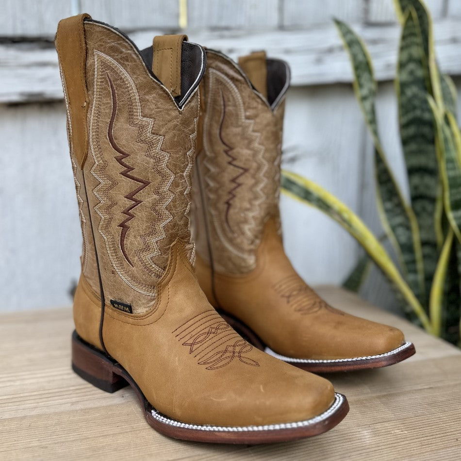 DA-Patron Tan - Western Boots for Men