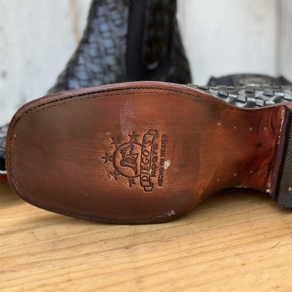 DA-00-6 Cafe Petatillo - Botas Vaqueras de Petatillo para Hombre - Botas Vaqueras para Hombre de Petatillo (8)