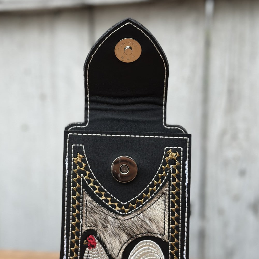 Funda Vaquera "Gallo" Negra - Fundas para Telefono (5)