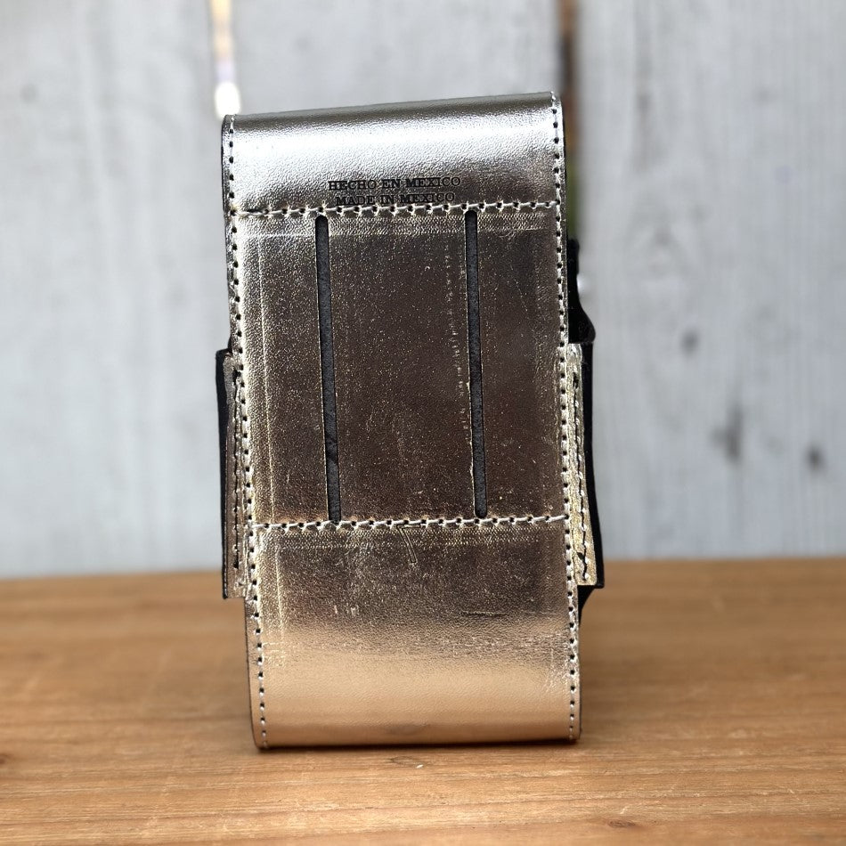 Funda Vaquera para Teléfono "San Judas Versión 2" Plateada de Piel Cortada a Láser (3)