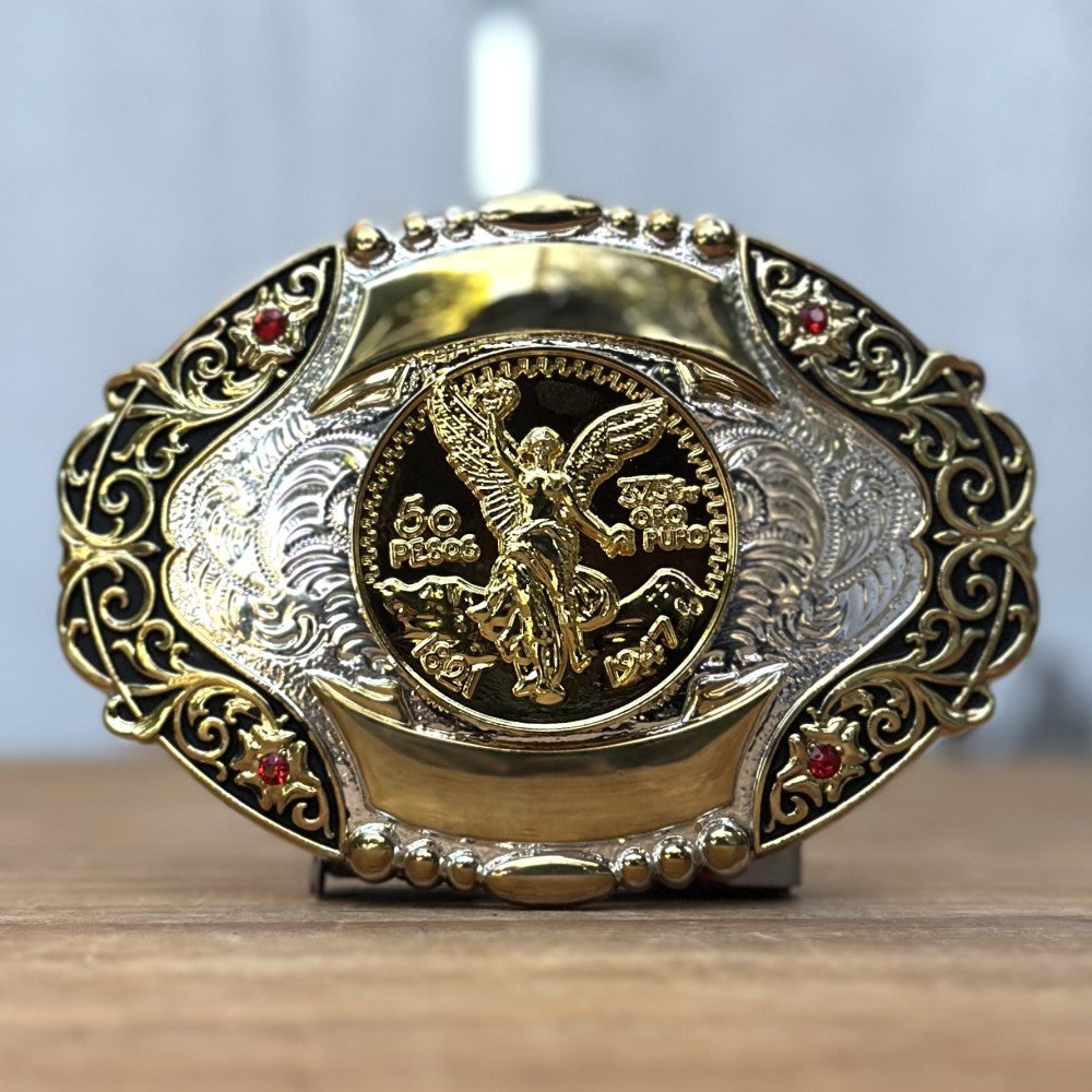 Hebilla Vaquera "Centenario Dorado" - Hebillas Vaqueras para Hombre (5)