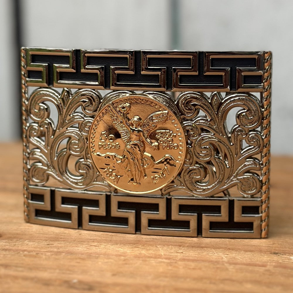 Hebilla Vaquera Rectangular de Centenario - Hebillas Vaqueras para Cinturones (4)