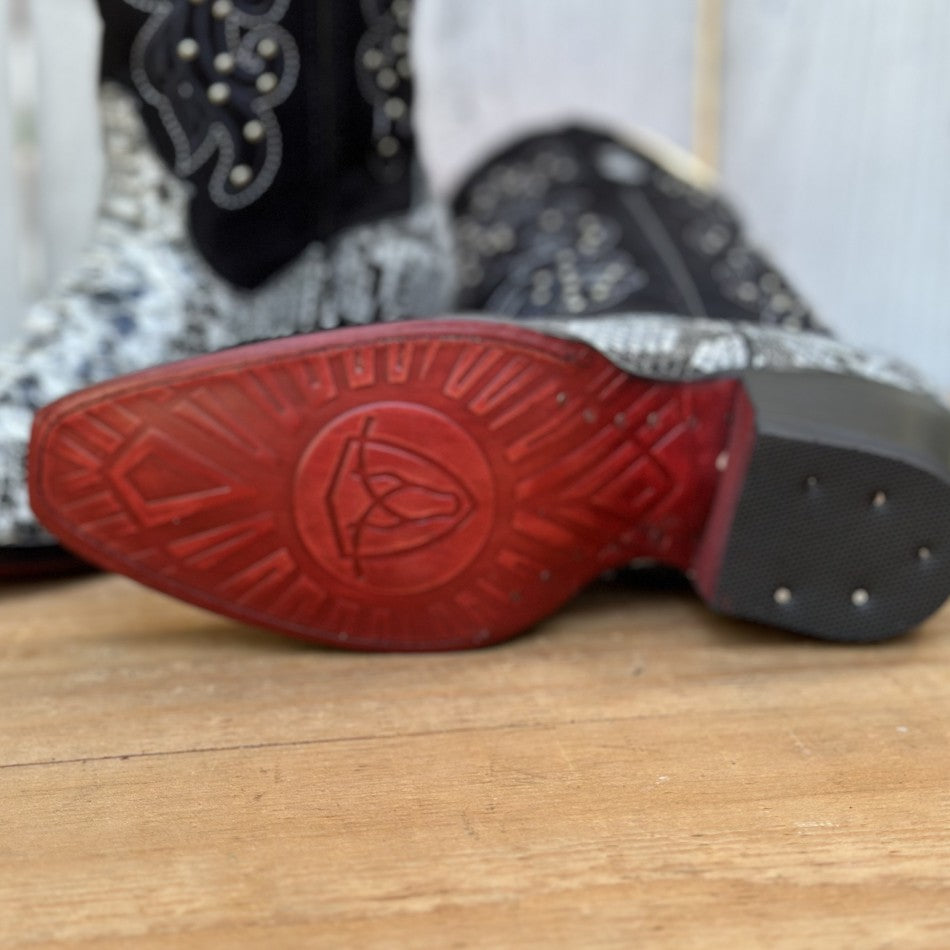 JB-Lady Mamba - Botas Vaqueras para Mujer de Pitón Imitación (6)