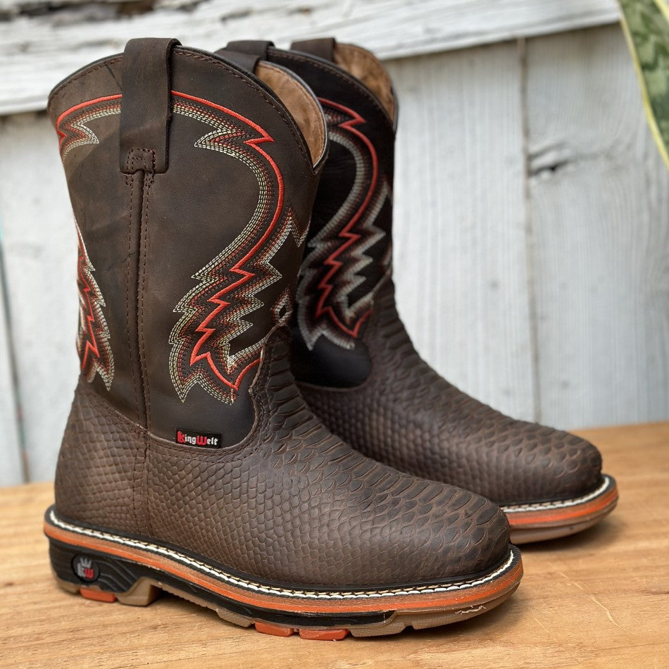 KW-Venom Brown- Men's Work Boots Mexican Work Boots