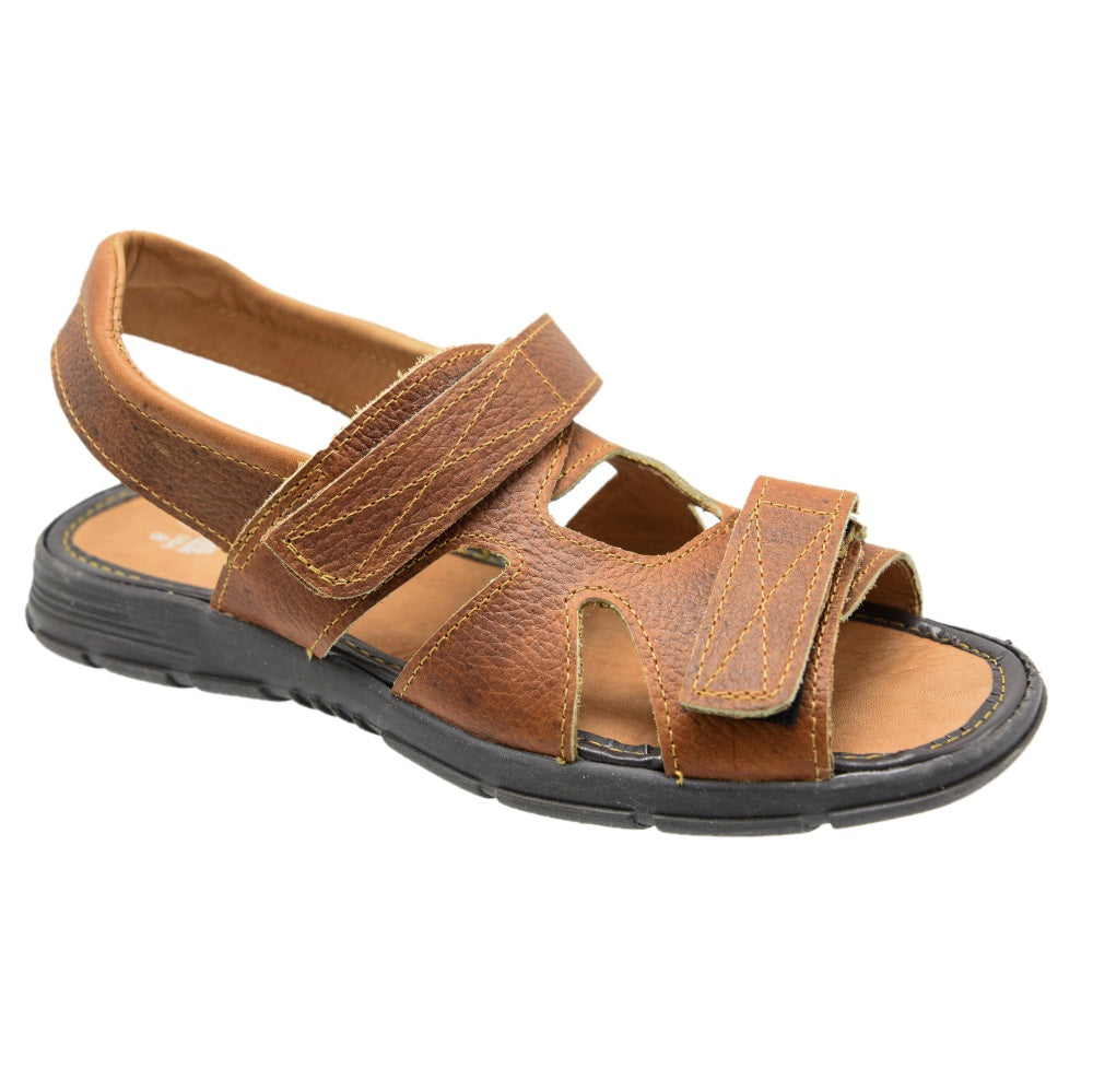 PM-31122 Miel - Huaraches Artesanales Mexicanos para Hombre - Huaraches Hechos de Piel