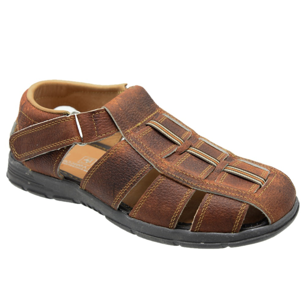 PM-31126 Miel - Huaraches Artesanales Mexicanos para Hombre - Huaraches de Piel