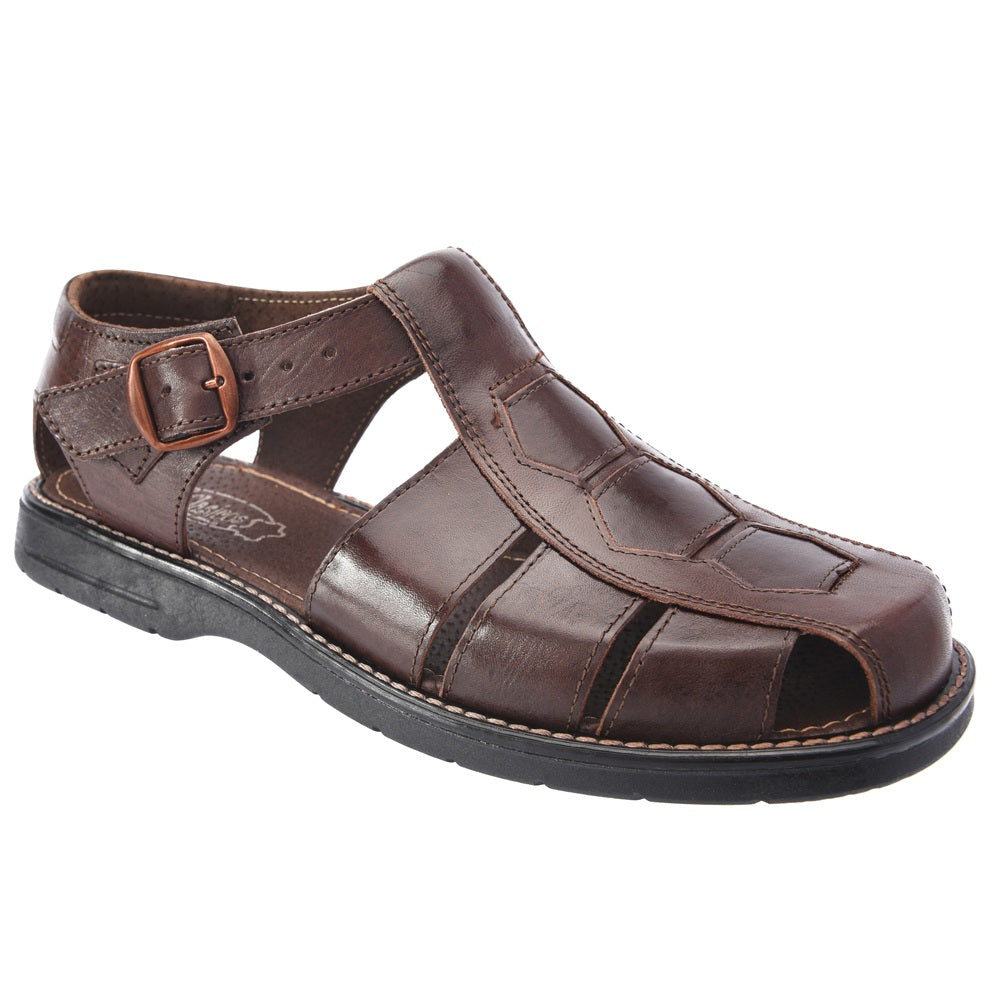 PM-31274 Café - Huaraches Artesanales Mexicanos para Hombre- Huaraches de Piel