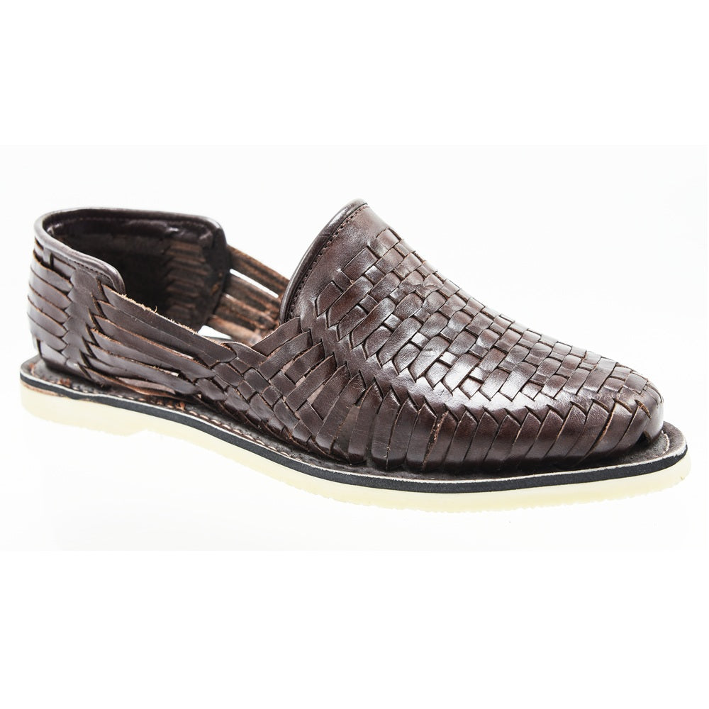 PM-31297 Café - Huaraches Artesanales Mexicanos para Hombre - Huaraches de Piel