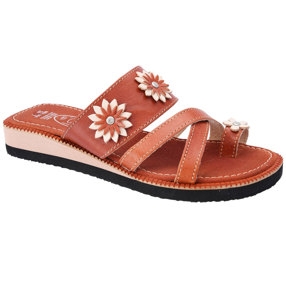 PM-35107 Shedron - Sandalias Artesanales Mexicanas para Mujer - Huaraches de Piel