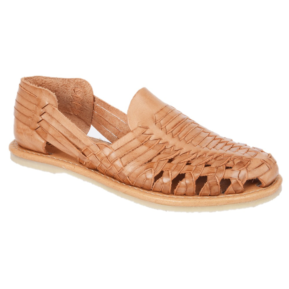 PM-35243 Tan - Huaraches Artesanales Mexicanos para Mujer - Huaraches de Piel