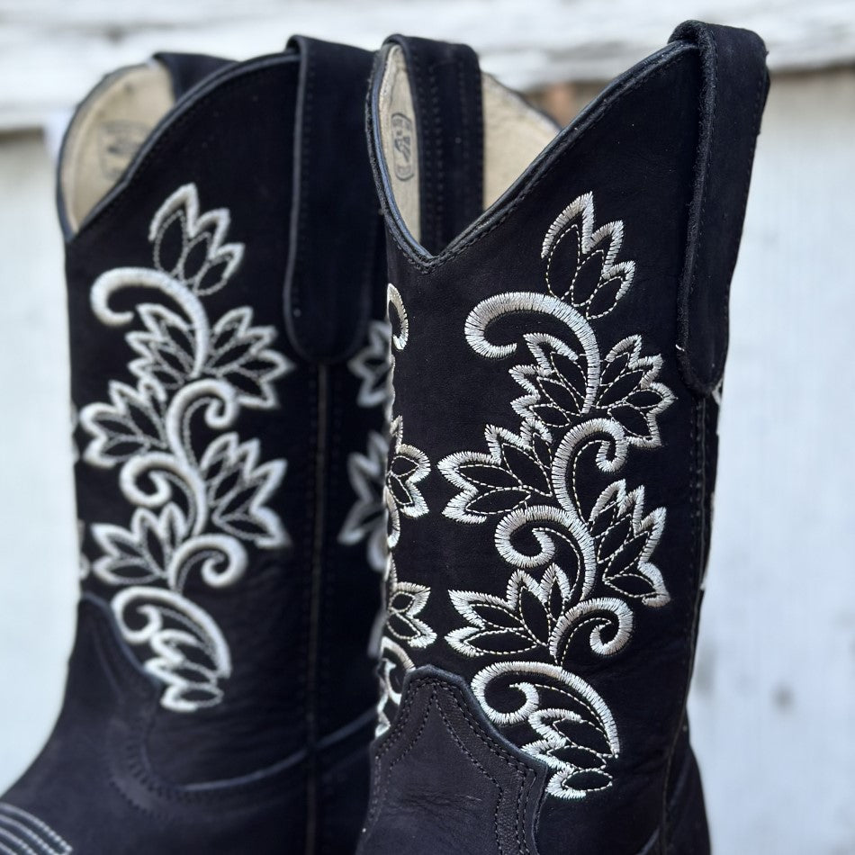 SB-420 Negro - Bota Vaquera y Cinturon Vaquero Combo (5)