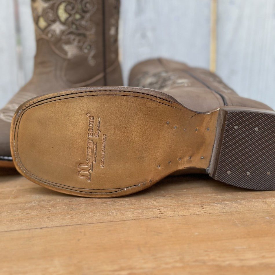 SB-Casandra Camel - Botas Vaqueras para Mujer