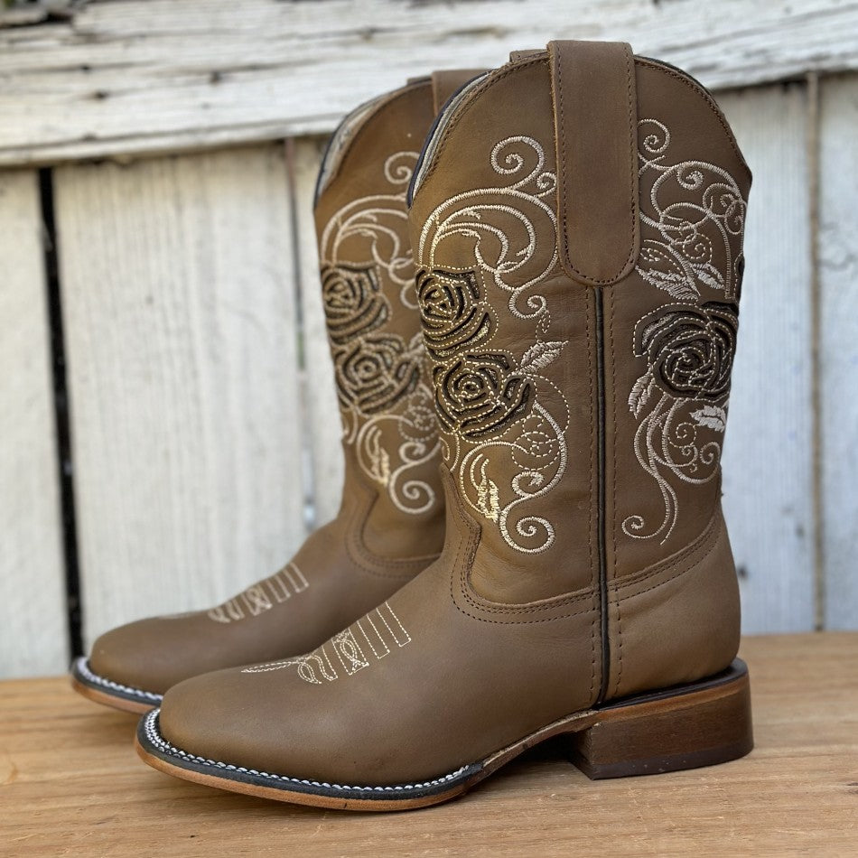 SB-Flores Laser Ochre - Western Boots for Women