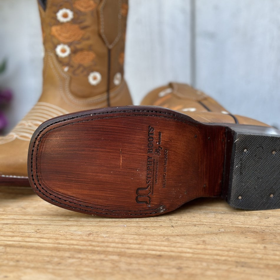 SB-Rose Shedron - Botas Vaqueras con Tubo Corto para Mujer