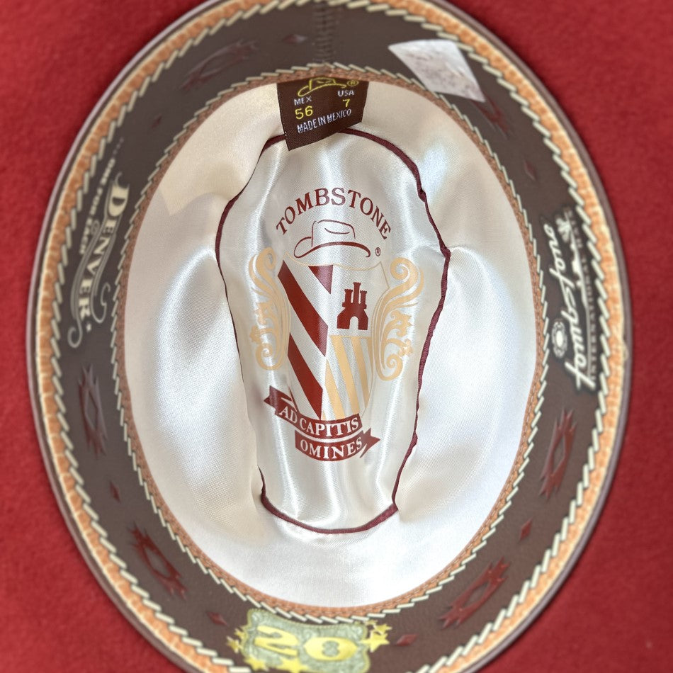 Texana 20X Denver Rojo Tombstone Hats para Mujer