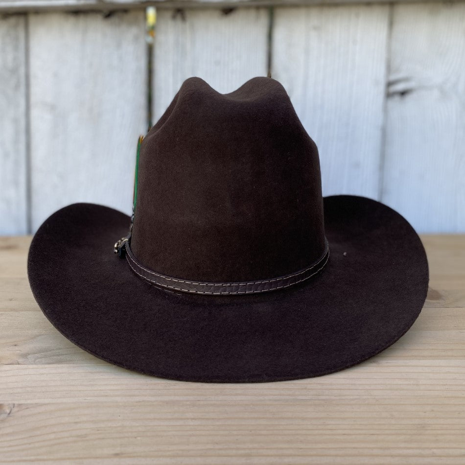 20X Dos Carnales Texana para Hombre - Texanas para Hombre - Texanas de Fieltro - Texana Cafe Hombre