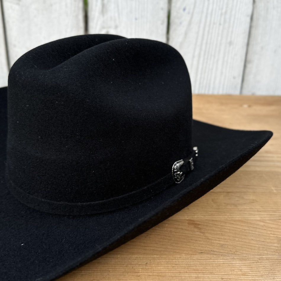 3X Chaparral Marca Tombstone Hats Negro - Texanas para Hombre