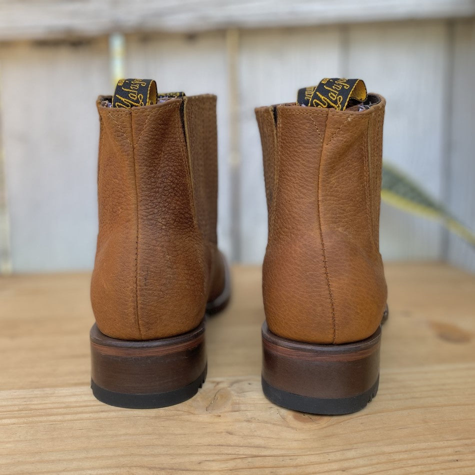 Botin Charro - AS-010 Tan Botines Charros - Botines Charros para Hombre