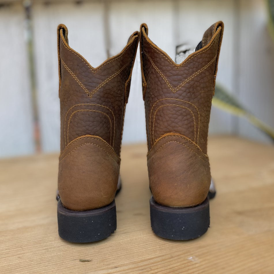 AS-Sonora Miel - Botas Vaqueras para Niños - Bota Vaquera para Niño - Botas para Niño de Piel