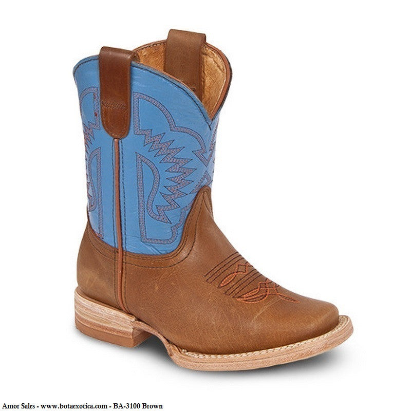 BA-3100 Brown - Botas Vaqueras para Ninos