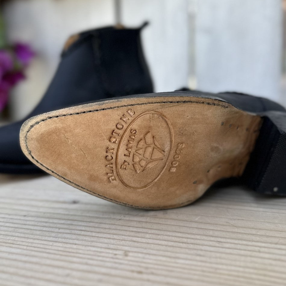 Botines-para-Dama-de-Piel-Crazy-BS-Gipsy-Negro-Botin-Vaquero-para-Mujer