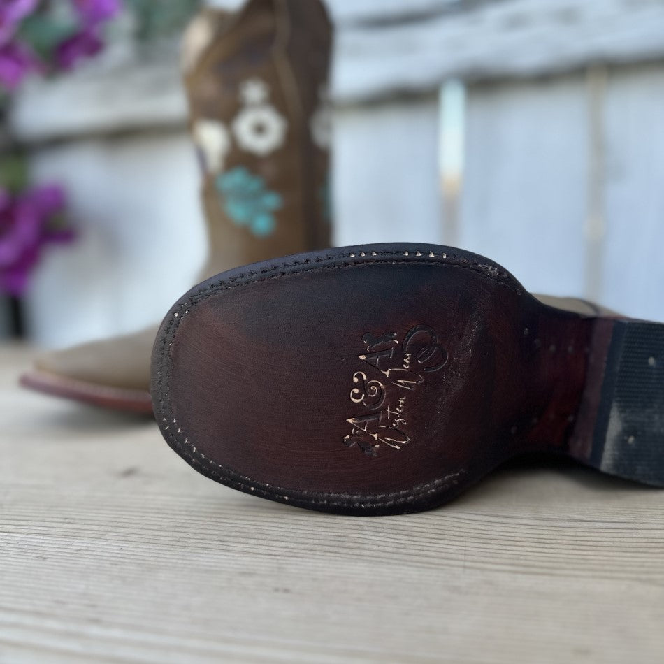 DA-2439 Topo Bota Vaquera - Botas Vaqueras para Mujer - Botas Vaqueras Mexicanas para Mujer - Botas Vaqueras