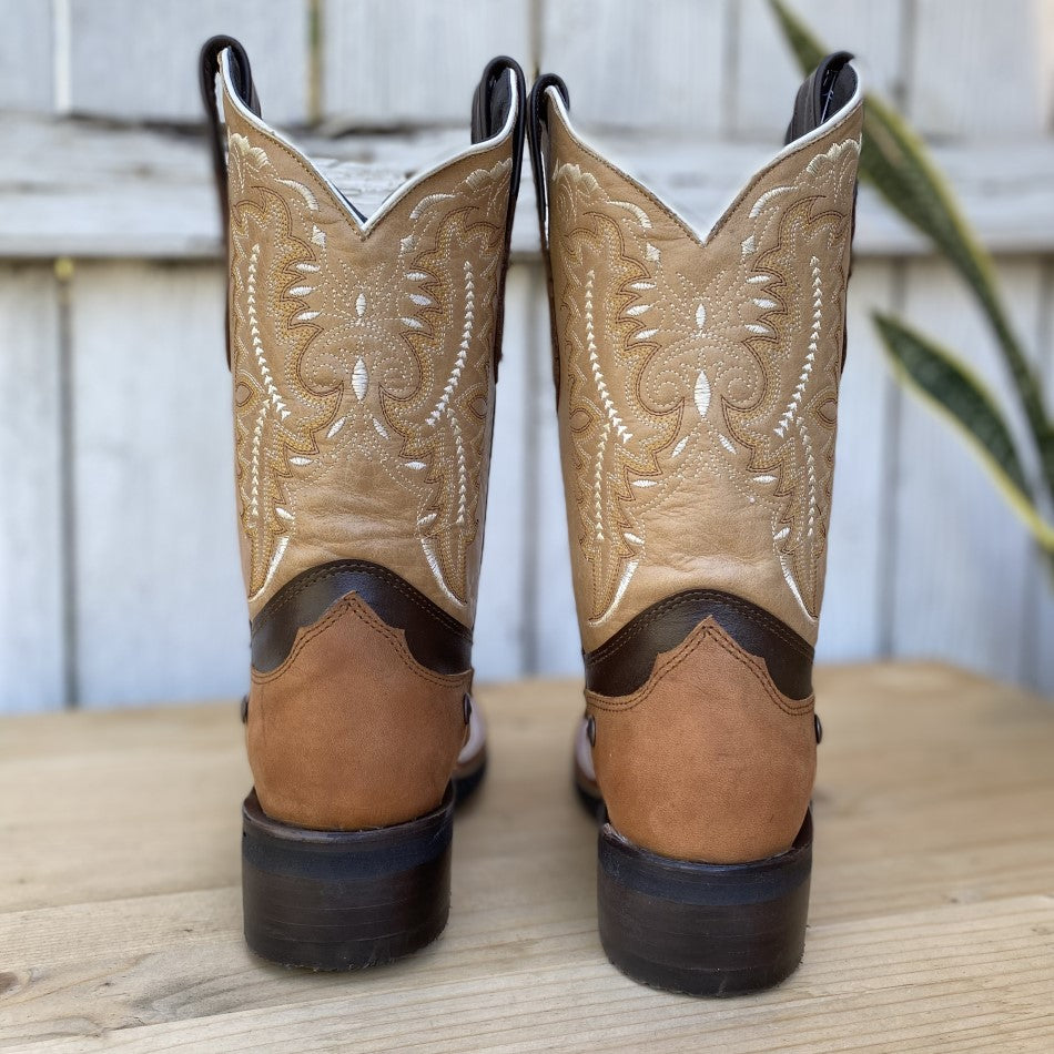 Bota Vaquera para Hombre SG-512 Miel - Botas Vaqueras para Hombre - Bota Vaquera Hombre - Botas para Hombre Vaqueras - Botas Vaqueras