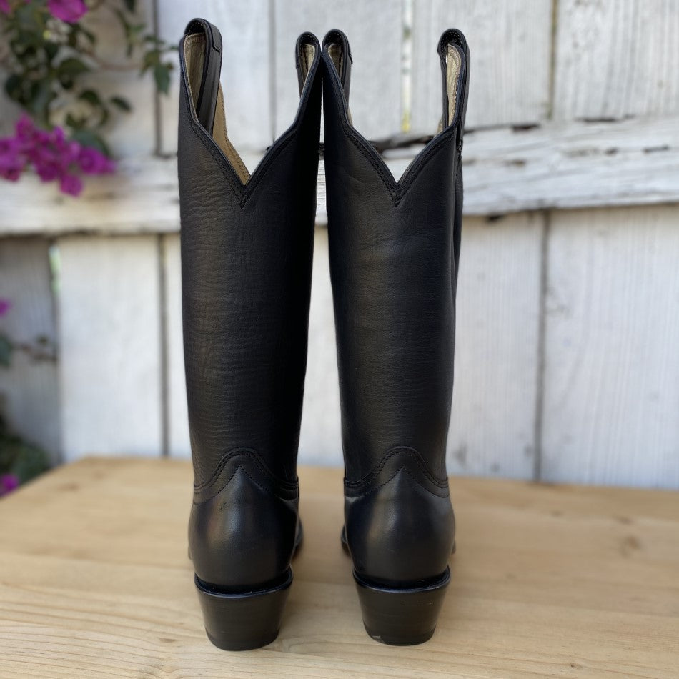 Bota Vaquera Red Hawk Jolene Negro - Botas Vaqueras para Mujer - Bota Vaquera Negra - Botas para Mujer Vaqueras - Bota para Mujer Vaquera