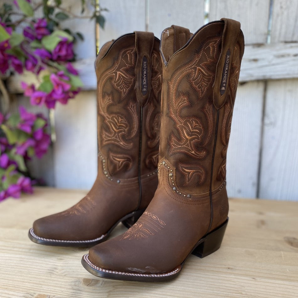 Bota Vaquera LS-20 Rio Grande Botas Vaqueras para Mujer de Mexico