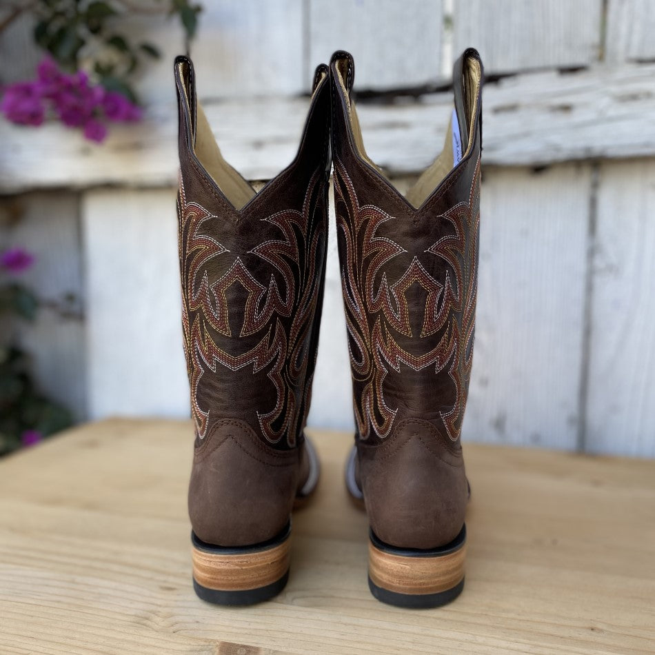 Bota Vaquera Red Hawk Cafe - Botas Vaqueras para Mujer - Bota Vaquera para Mujer - Botas de Mujer Vaqueras - Bota para Mujer Vaquera - Botas Vaqueras