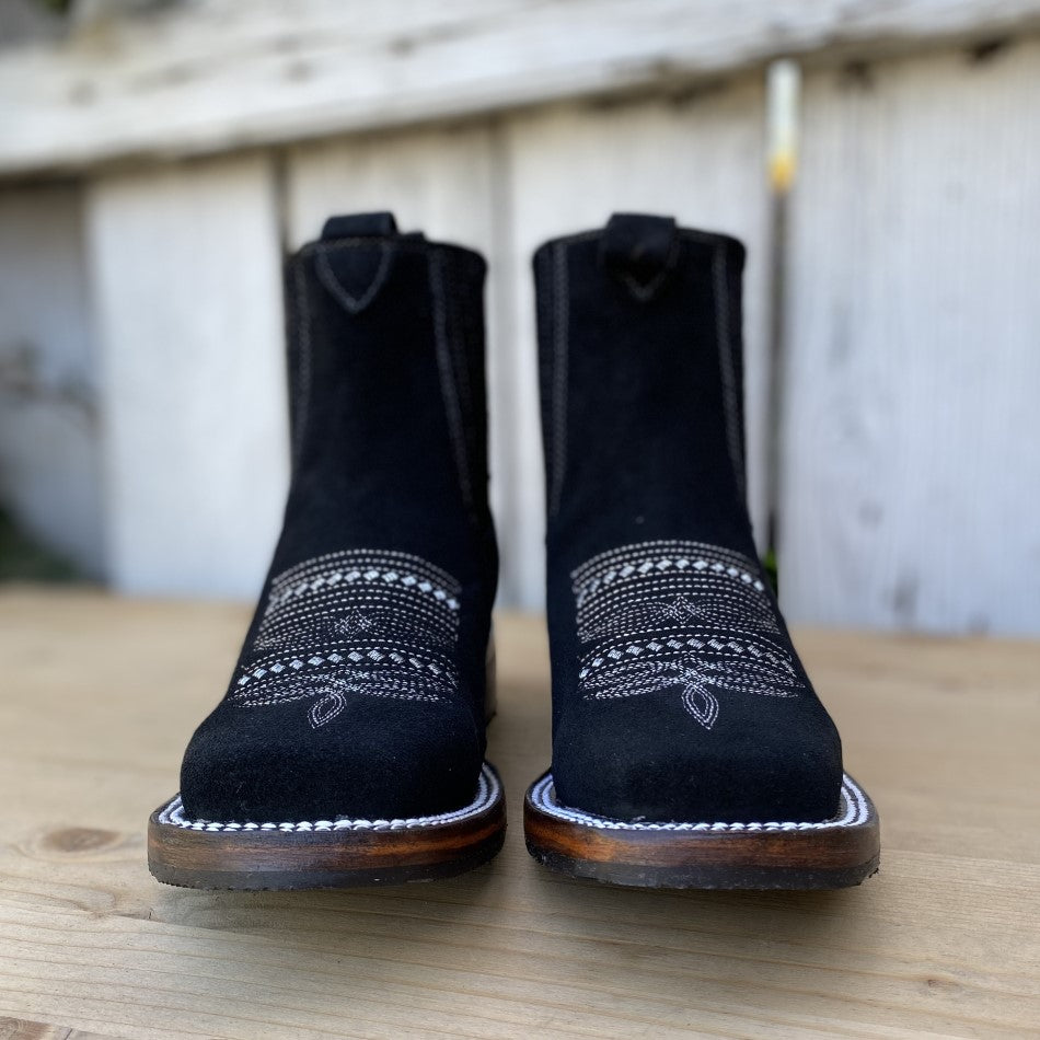 Botin Vaquero para Mujer - JB-723D Negro - Botines Vaqueros para Mujer - Botin Vaquero para Mujer - Botin Vaquero Negro