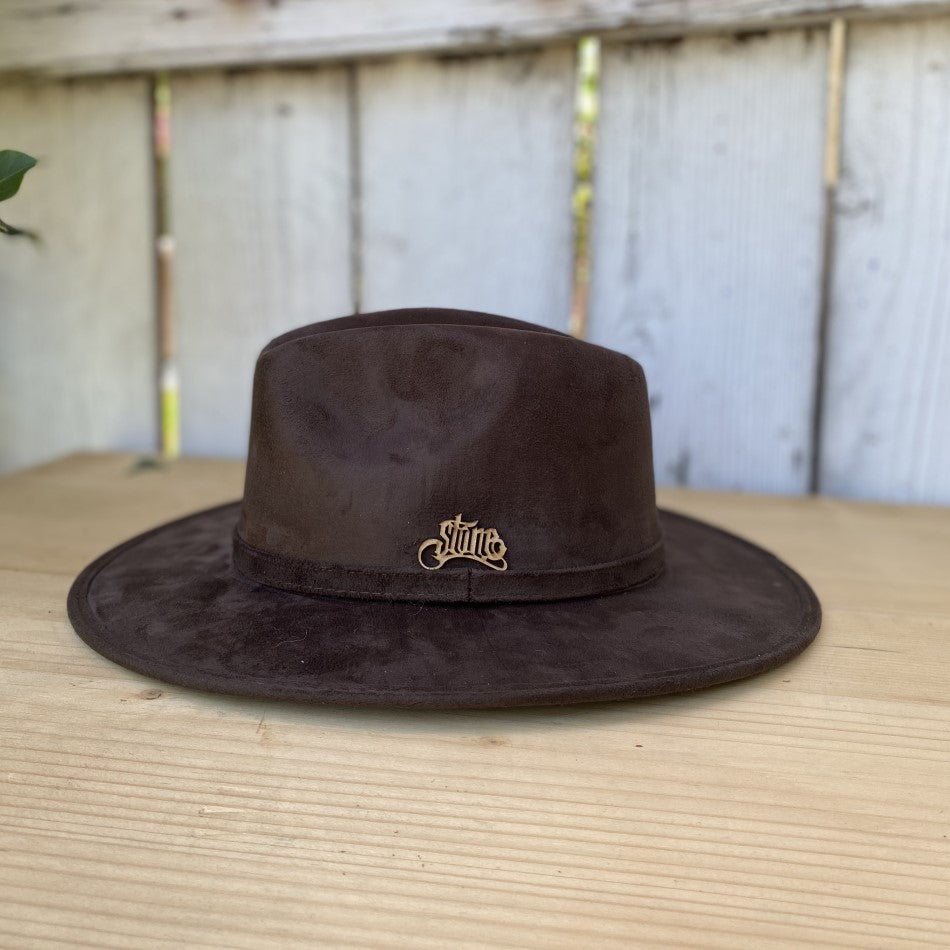 Brown Explorer Felt Hat - Sombreros de Fieltro para Niñas - Sombreros para Niñas Fieltro - Sombreros de Fieltro Niñas