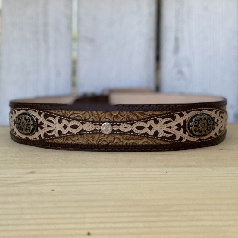 CB Herraje Cafe - Cinturones para Hombre - Cintos - Cinturones Vaqueros para Hombre - Cinturones de Rodeo para Hombre - Cinturones Mexicanos para Hombre