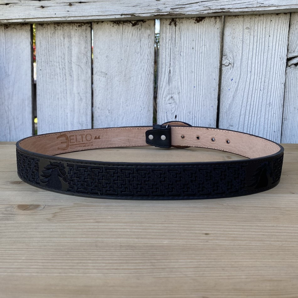 Cinturon para Hombre color Negro - Cintos Bordados para Hombre