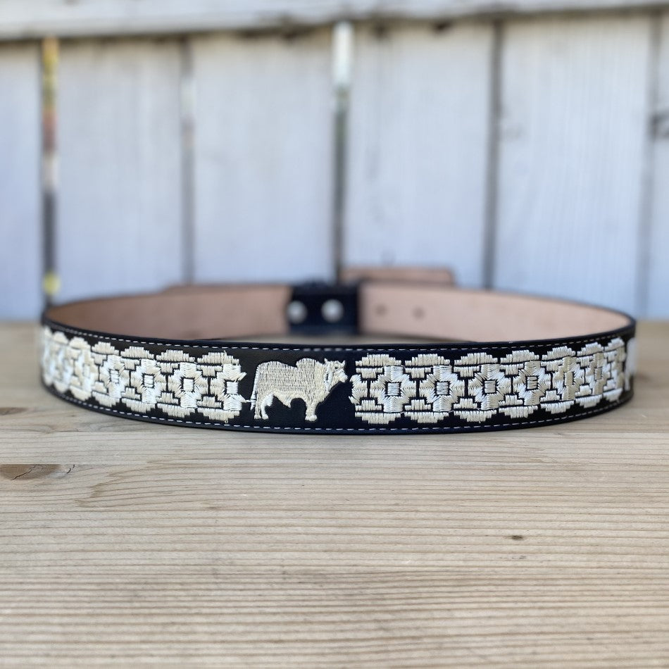 Cinturon Bordado para Hombre - Cintos Bordados para Hombre - Cinturon Mexicano Bordado para Hombre