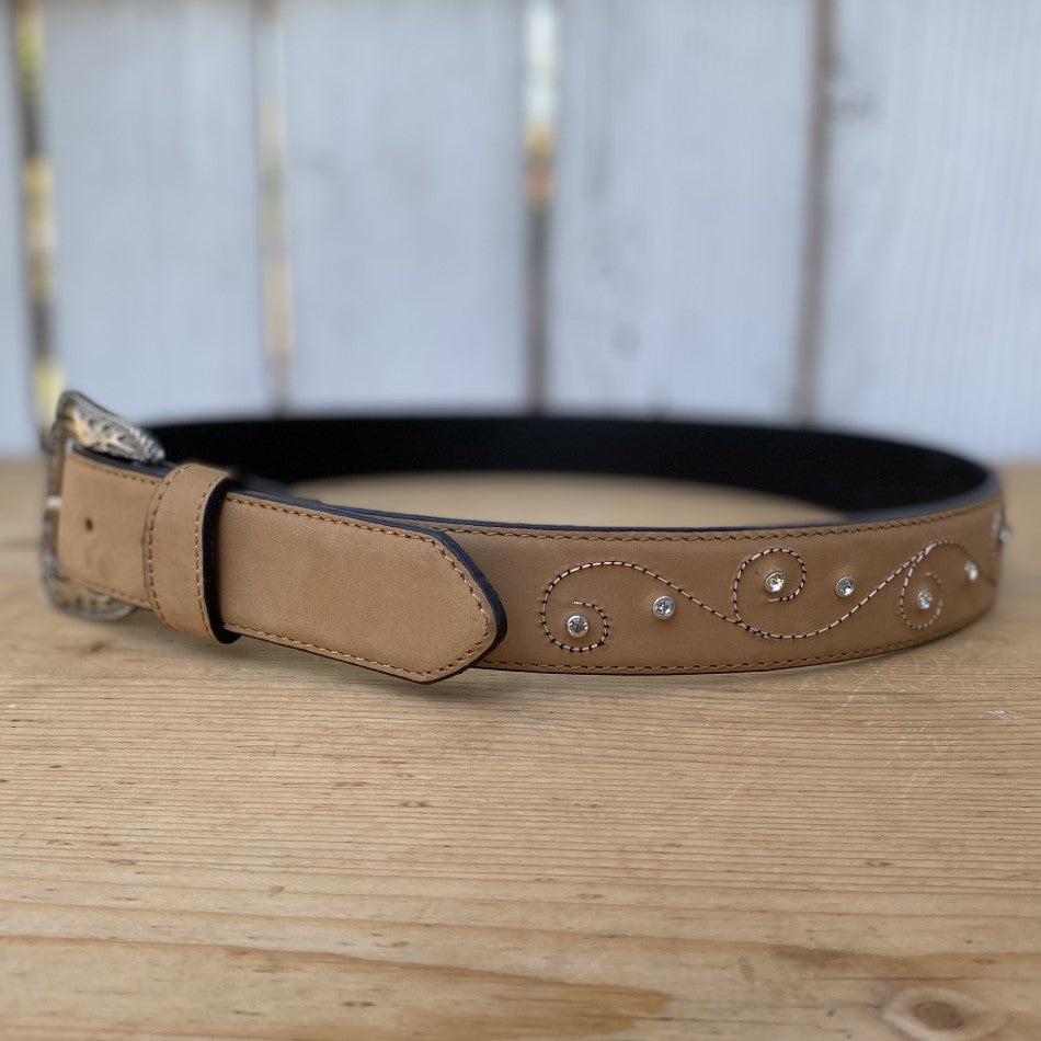 SC-11 Tan CInturon Vaquero para Mujeres - Cinturones Vaqueros