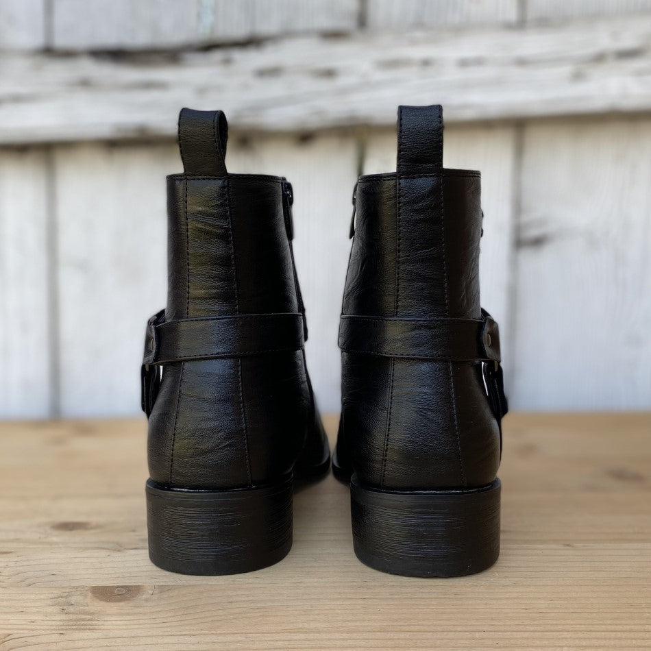 D-700 Negro - Botines Vaqueros para Hombre - Botines para Hombre Vaqueros - Botines para Hombre - Botines para Hombre Casuales