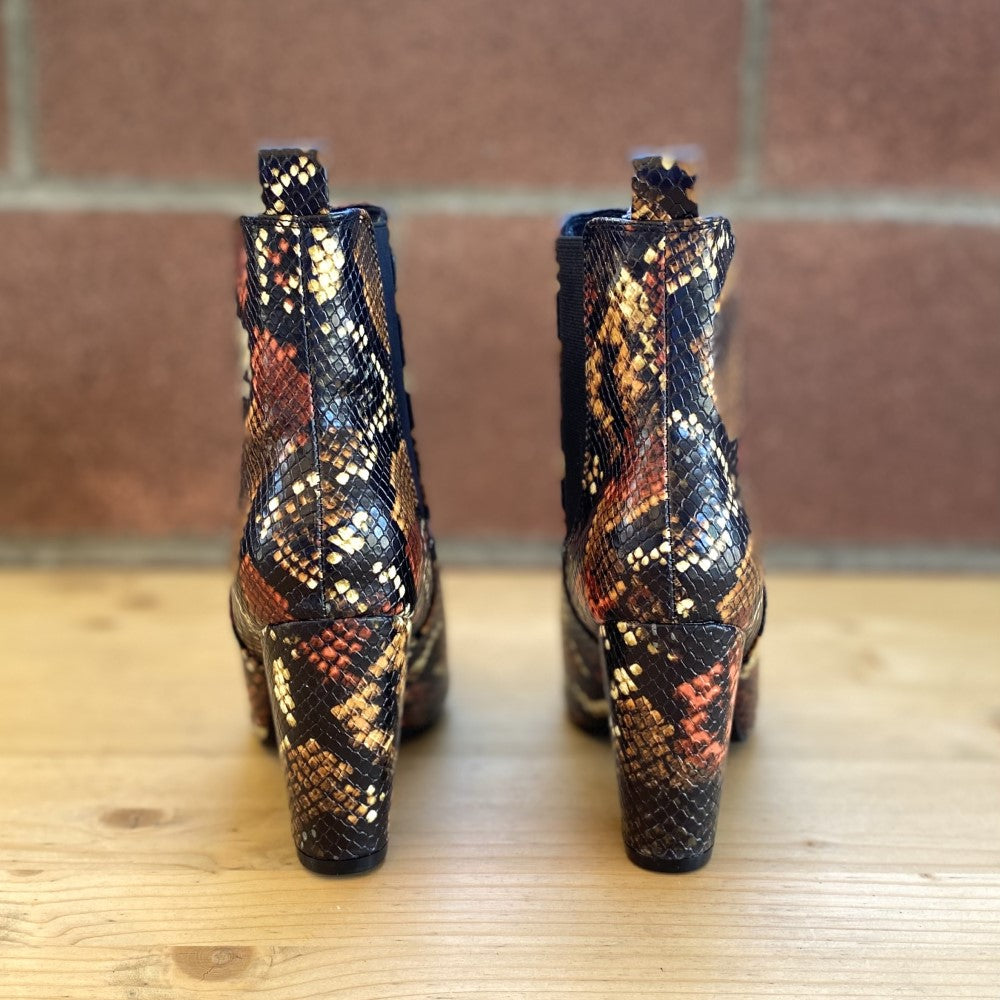 Display-2 Multi Snake - Botas para Mujer con Tacon - Botas para Mujer - Botas con Tacon Mujer - Botas PU Mujer - Women Boots - PU leather