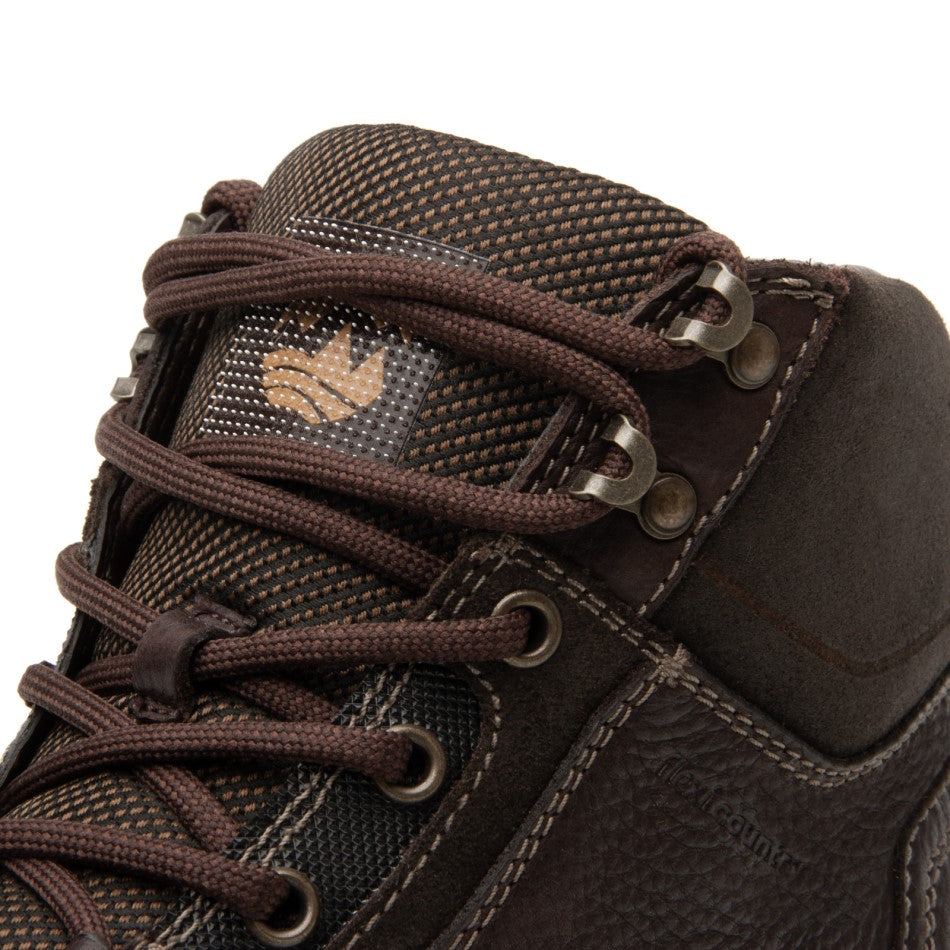 FLX-406001 Chocolate - Botas Flexi para Hombre - Botas para Hombre Flexi - Botas Flexi - Botas flexi hombres - Flexi botas para Hombre