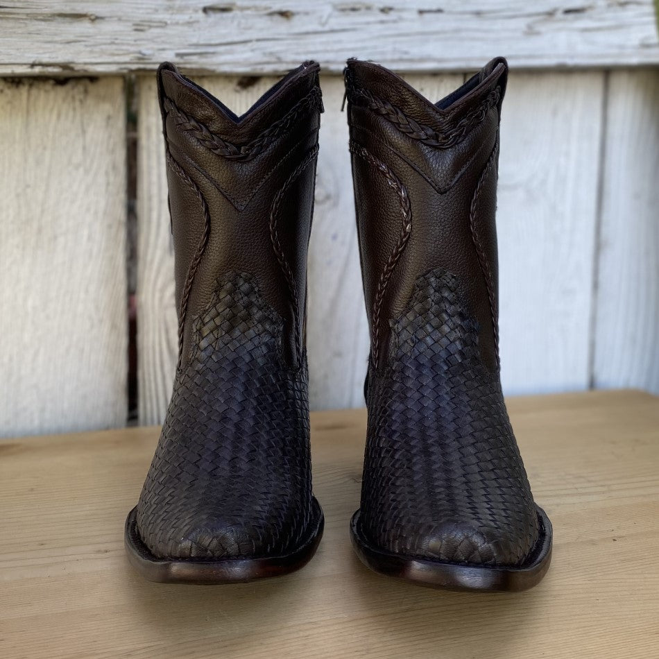 JB-410 Bota Vaquera Cafe - Botas Vaqueras para Hombre - Botas Vaqueras Hombre - Botas para Hombre Vaqueras - Western Boots for Men - Cowboy Boots for Men