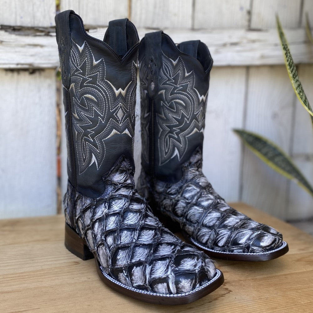 Pirarucu Botas Vaqueras Originales Para Hombre JB-761 Rustic Bota