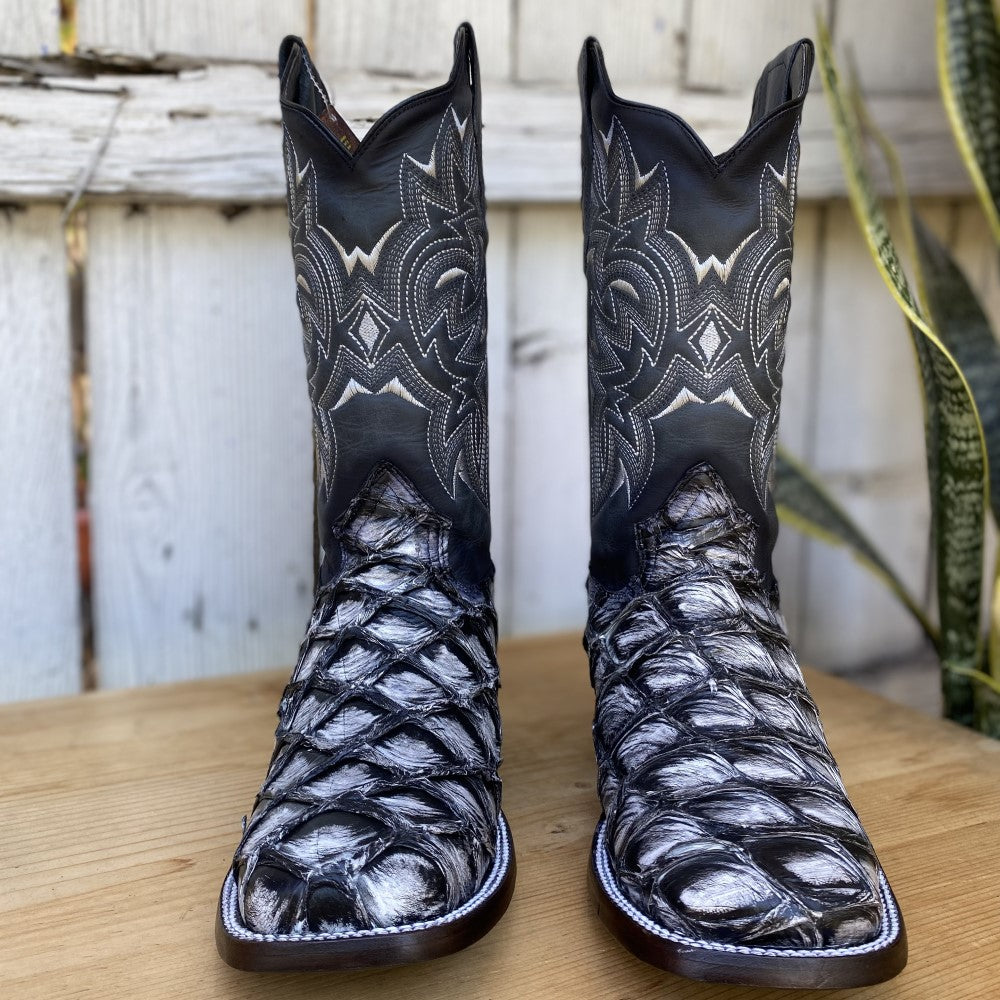 Bota de Pirarucu Original JB-761 Rustic - Botas de Pirarucu Original para Hombre - Bota Pirarucu Original